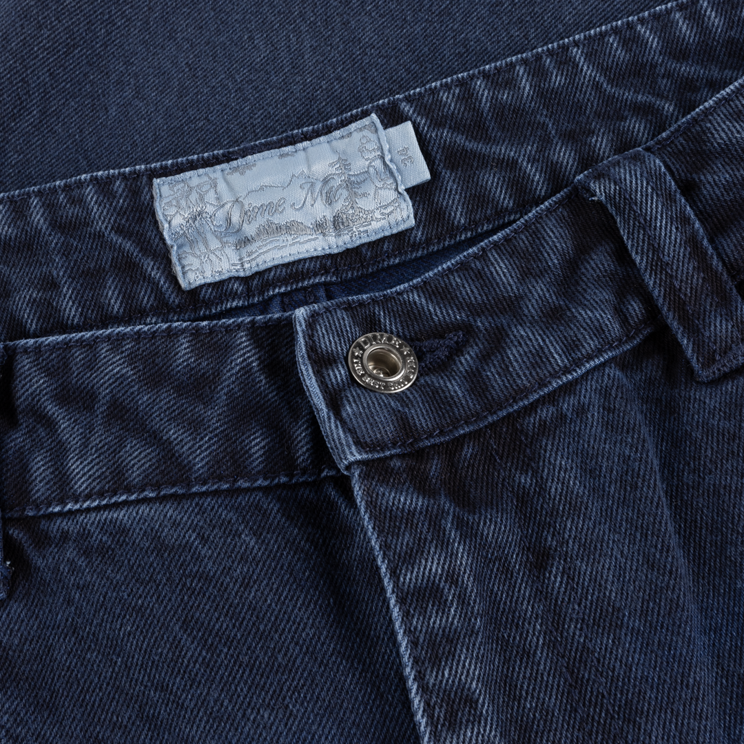 Relaxed Denim Jeans, Sandblasted True Blue