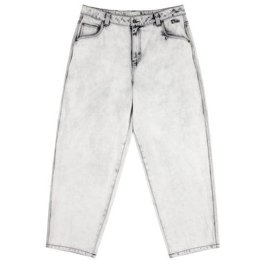 Classic Baggy Denim Jeans, Smoke White