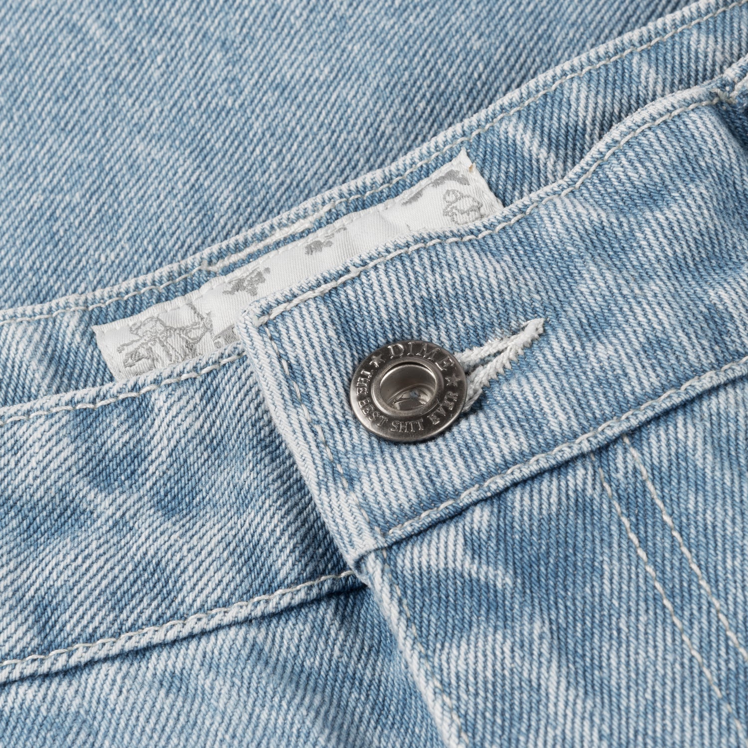 Classic Baggy Denim Jeans, Vintage Blue