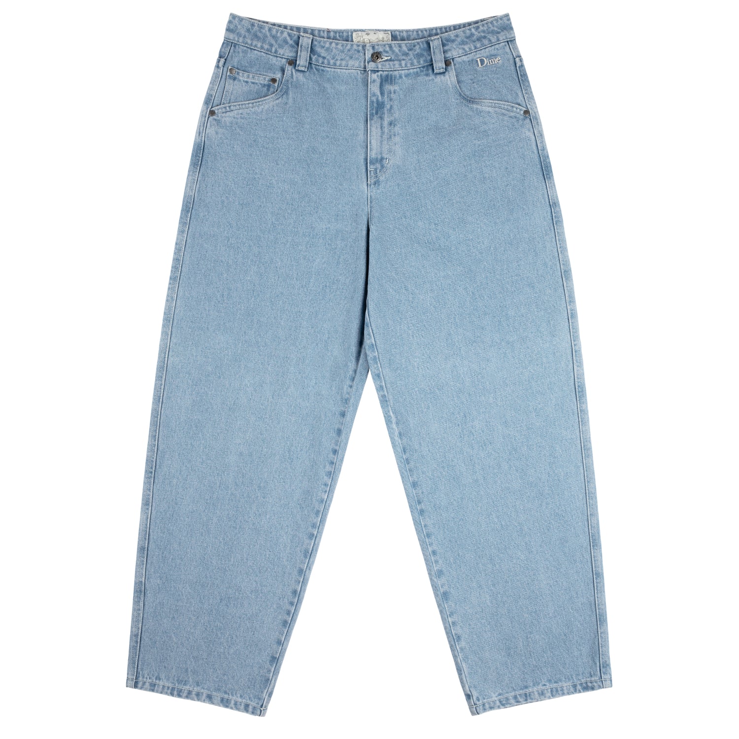 Classic Baggy Denim Jeans, Vintage Blue
