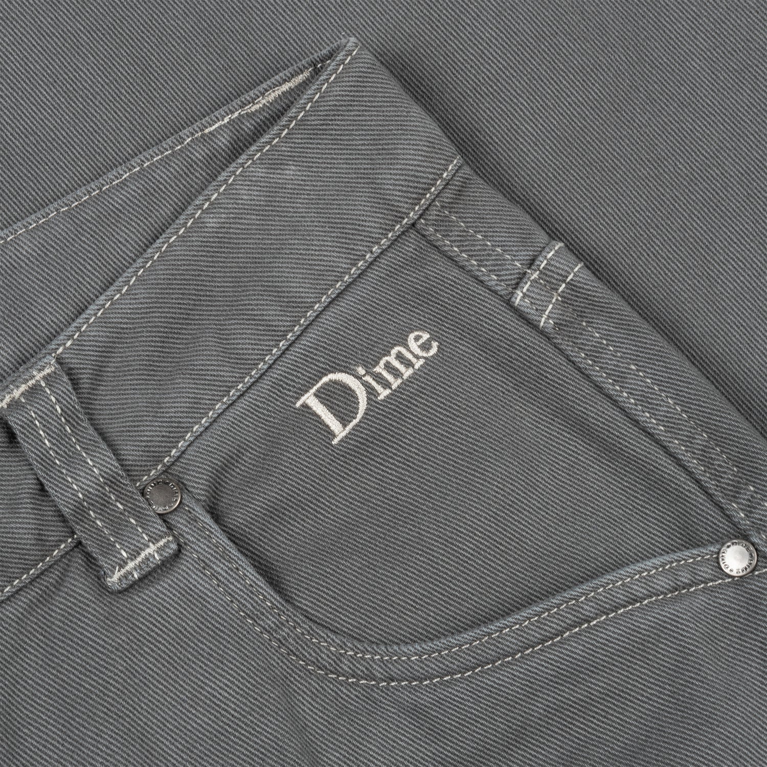 Classic Baggy Denim Jeans, Dark Grey