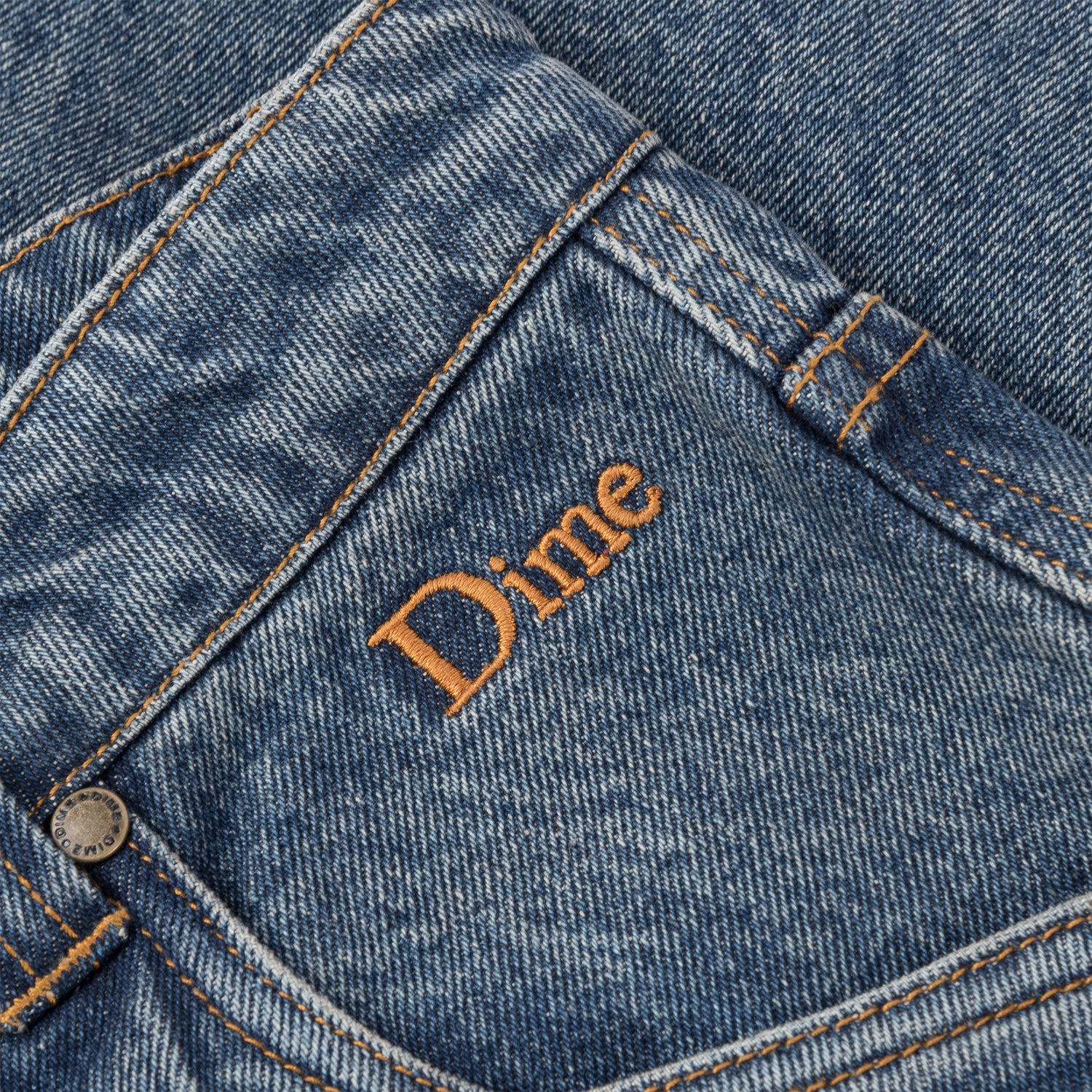 Classic Baggy Denim Jeans, Stone Washed