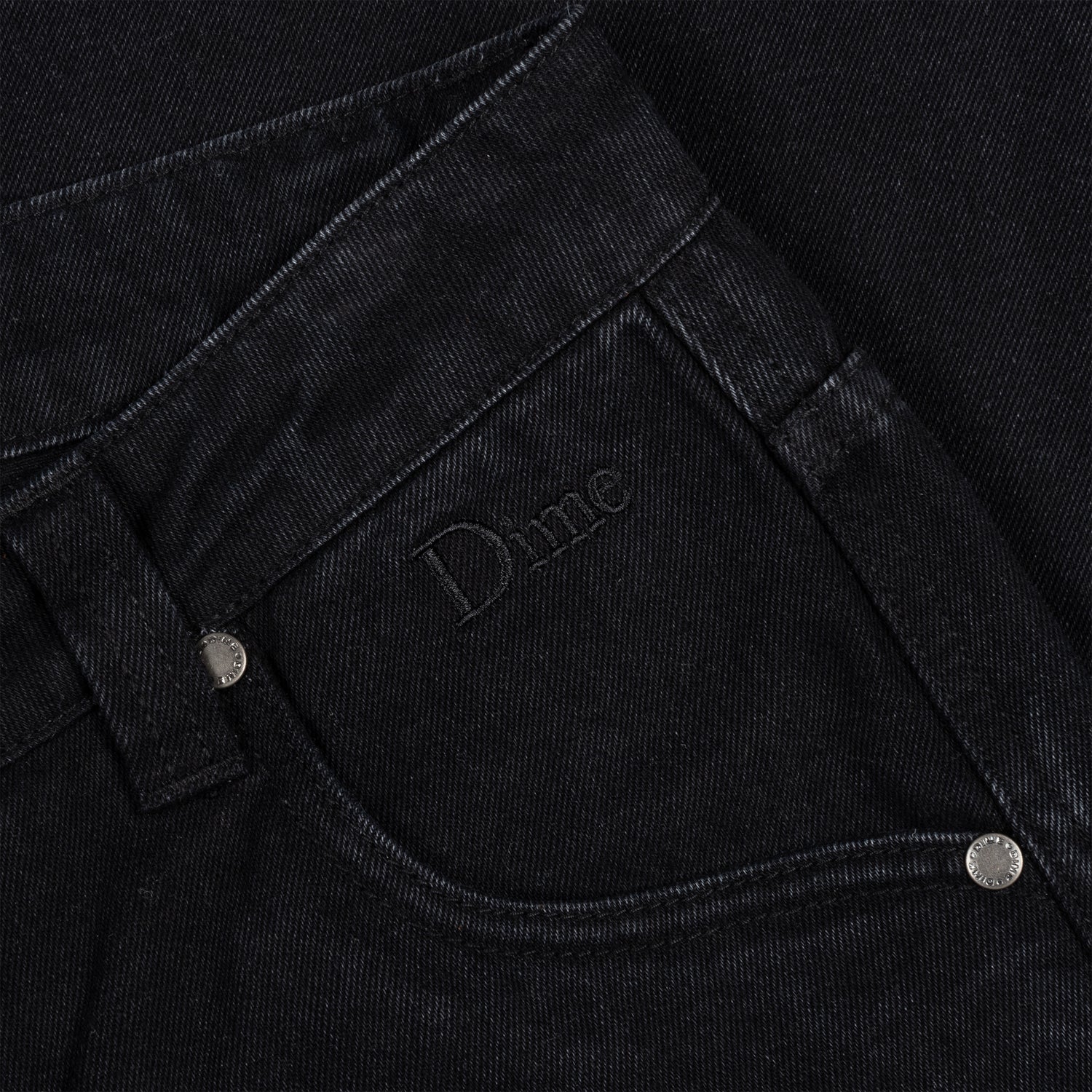 Classic Relaxed Denim Jeans, Black