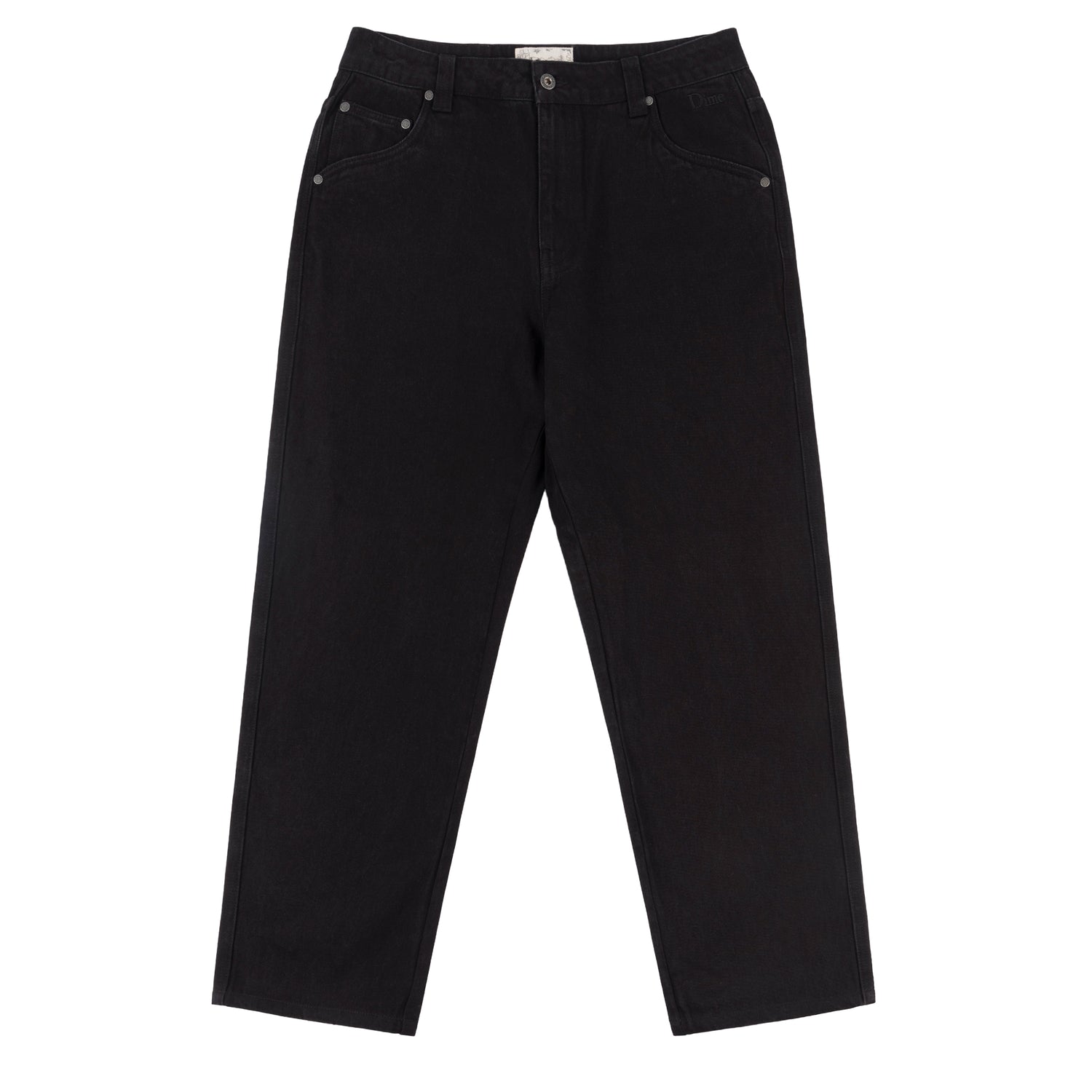 Classic Relaxed Denim Jeans, Black