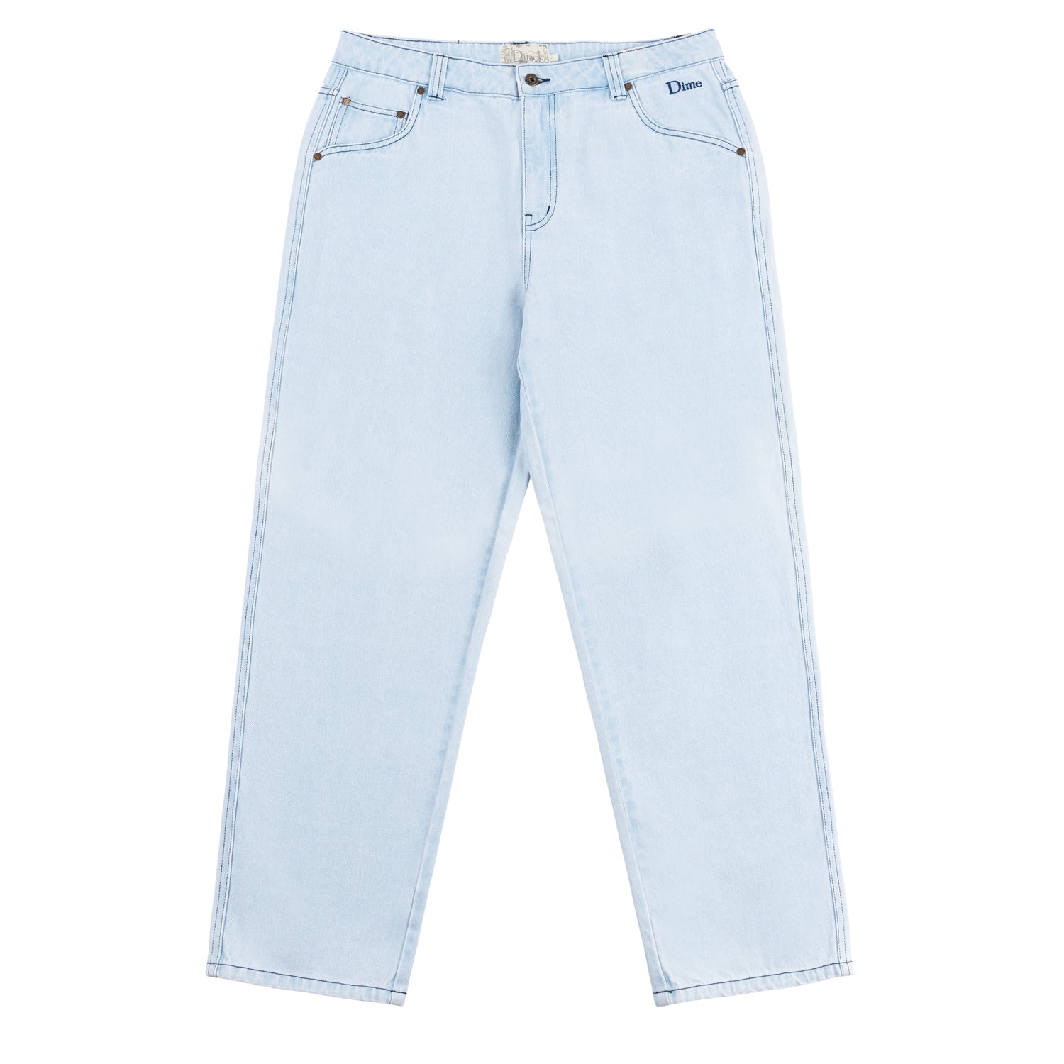 Classic Relaxed Denim Jeans, Faded Blue