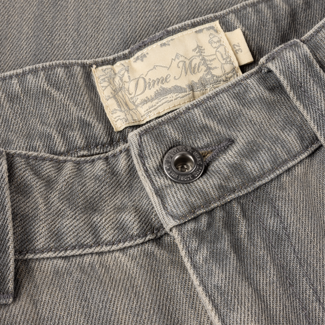 Baggy Denim Pants, Sanblasted Desert