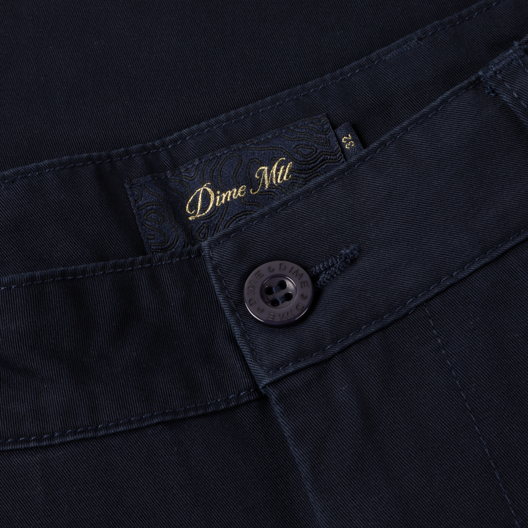 Baggy Chino Pants, Navy