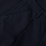 Baggy Chino Pants, Navy