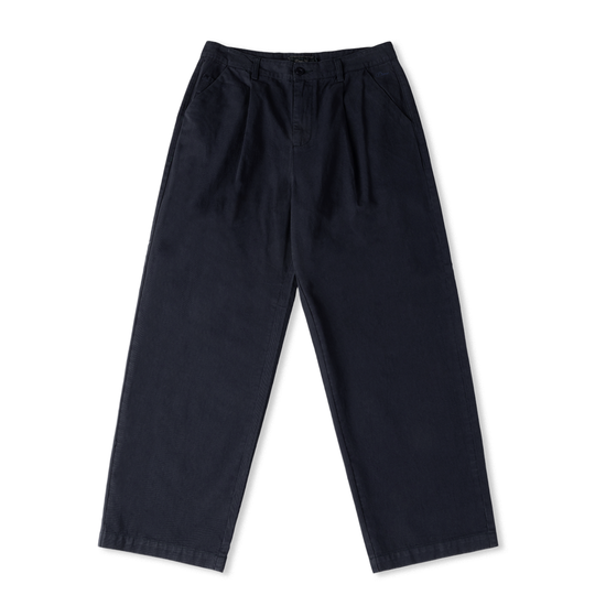 Baggy Chino Pants, Navy