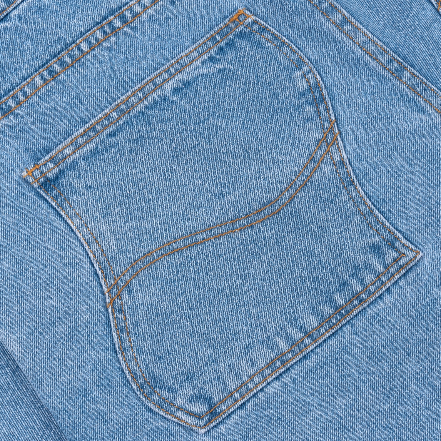 Classic Baggy Denim Pants, Blue Washed  