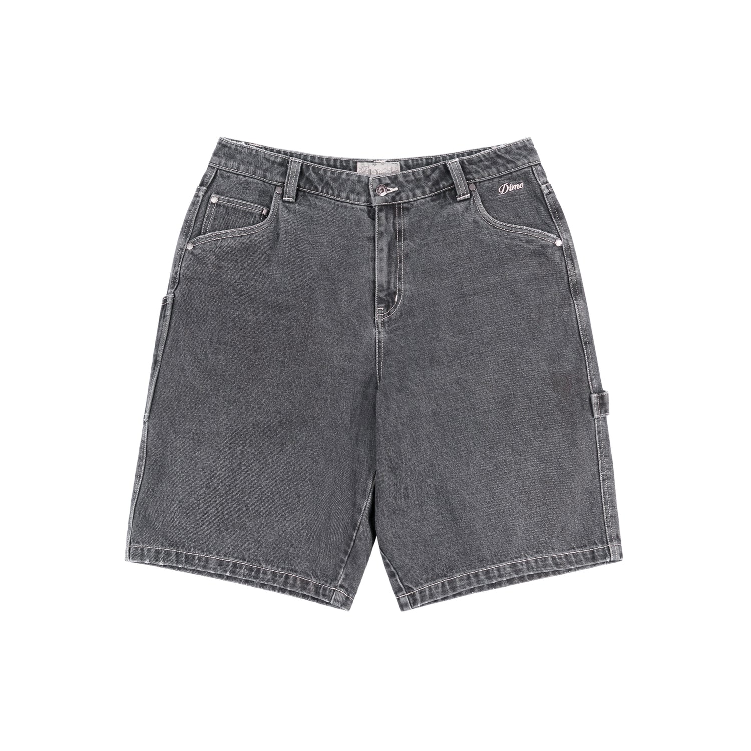 Classic Denim Shorts, Faded Black