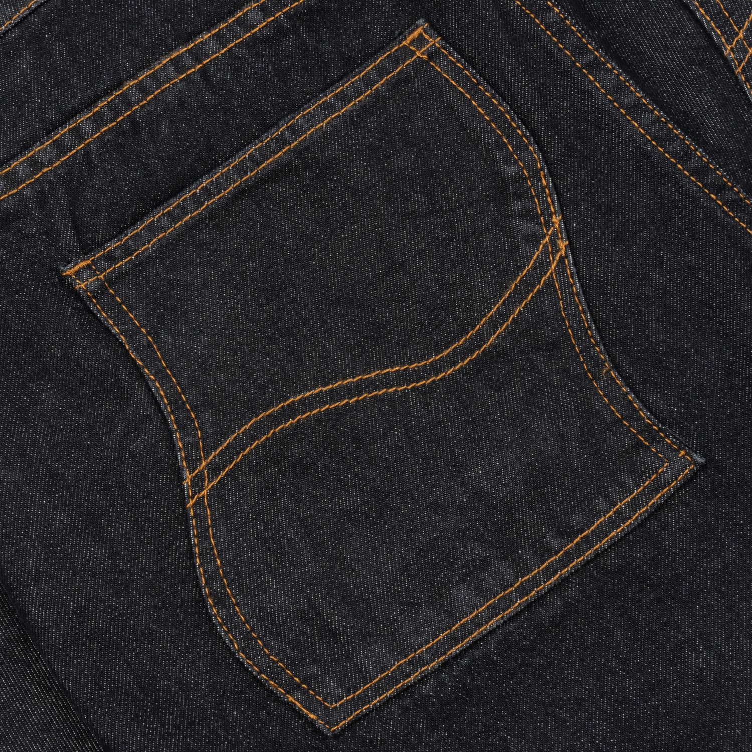 Classic Relaxed Denim Pants, Black Wash