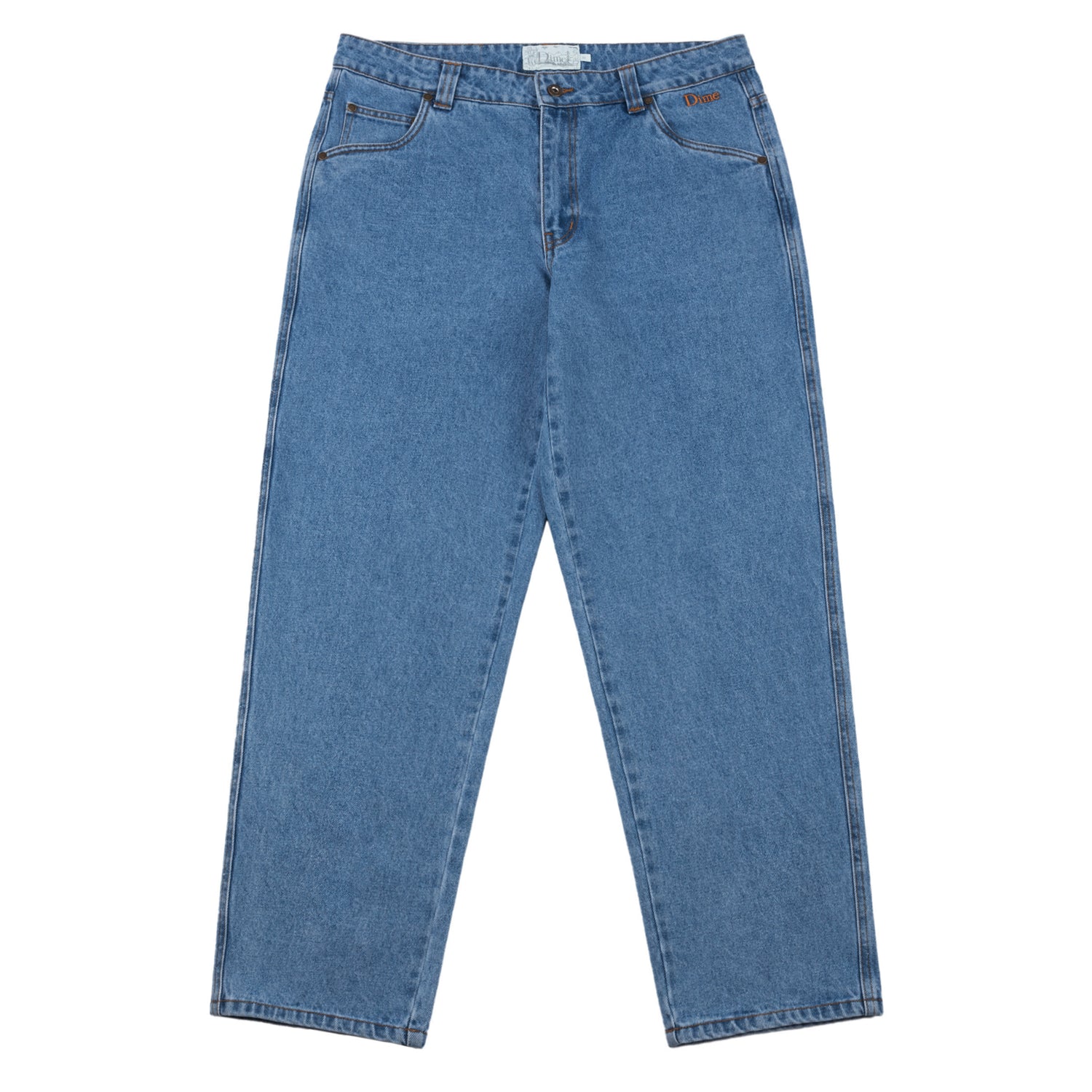 Classic Relaxed Denim Pants, Indigo Wash