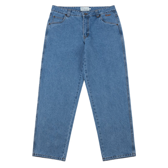 Classic Relaxed Denim Pants, Indigo Wash