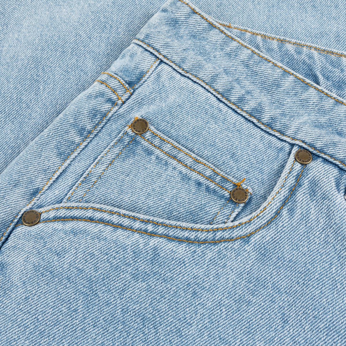 Classic Baggy Denim Pants, Blue Washed