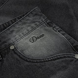 Classic Baggy Denim Pants, Sandblasted Black