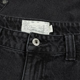 Classic Baggy Denim Pants, Sandblasted Black