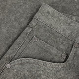 Baggy Denim Pants, Electric Charcoal