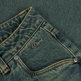 Relaxed Denim Pants, Sandblasted Pine