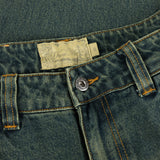 Relaxed Denim Pants, Sandblasted Pine