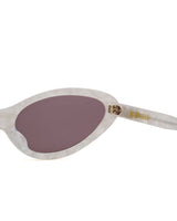 Bug Sunglasses, Silver Pearl