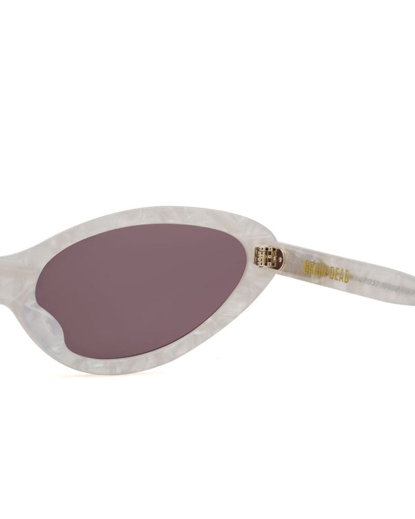 Brain Dead Bug Sunglasses, Silver Pearl
