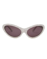 Bug Sunglasses, Silver Pearl