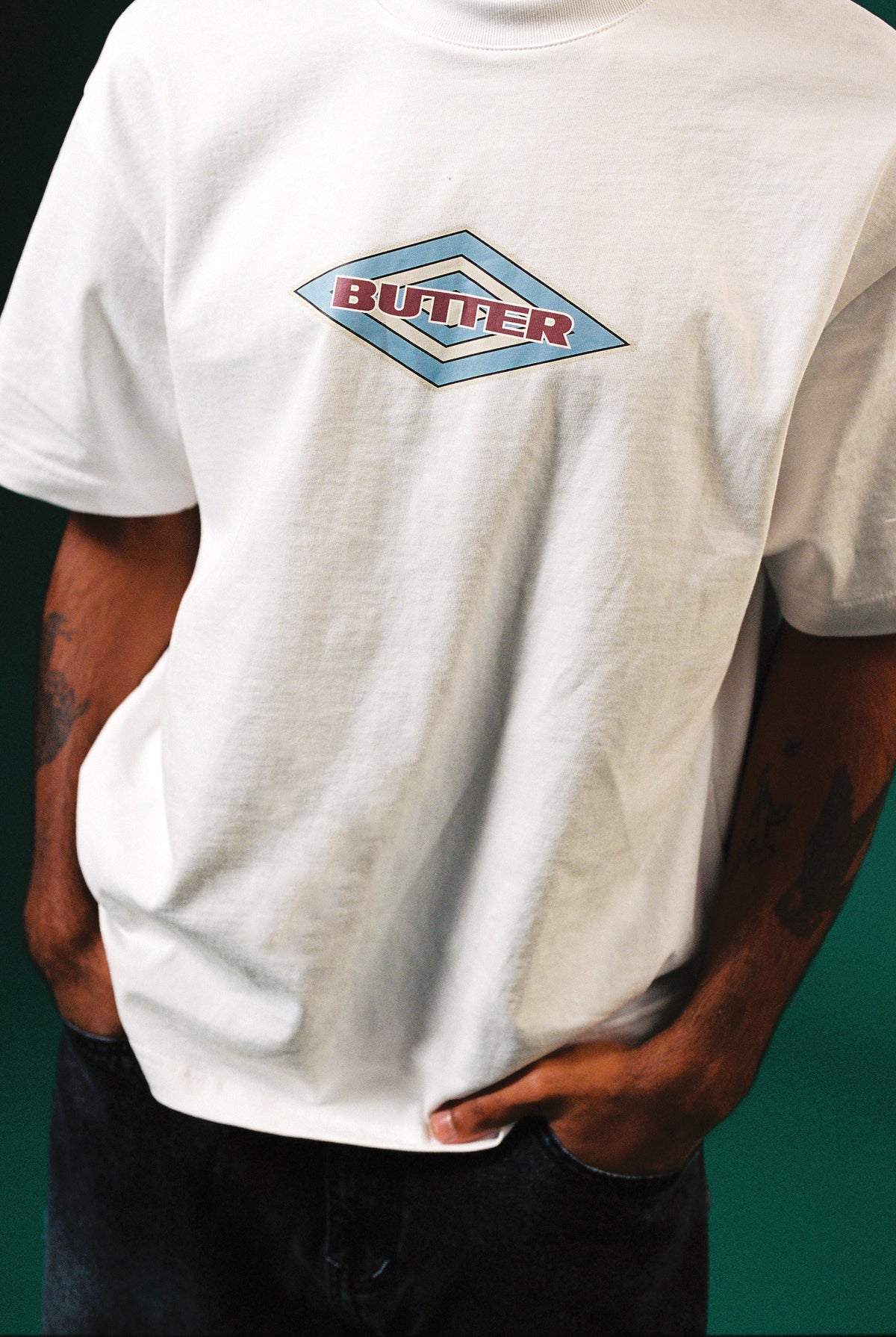 Diamond Logo Tee, Black