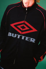 Diamond Fleece Zip-Thru Jacket, Black