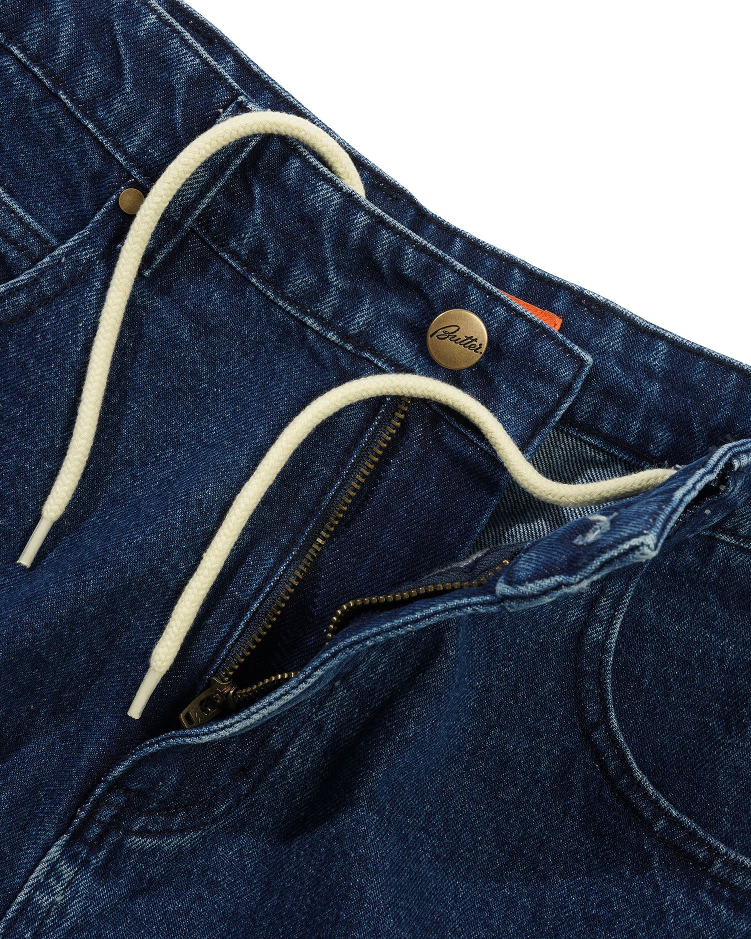 Baggy Denim Jeans, Dark Blue