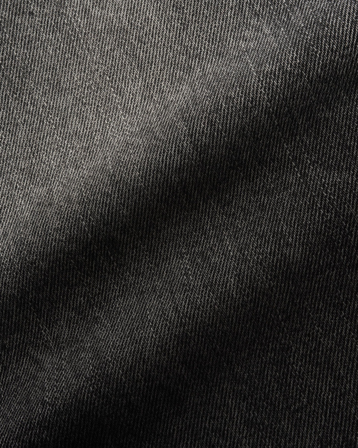 Baggy Denim Jeans, Distressed Black