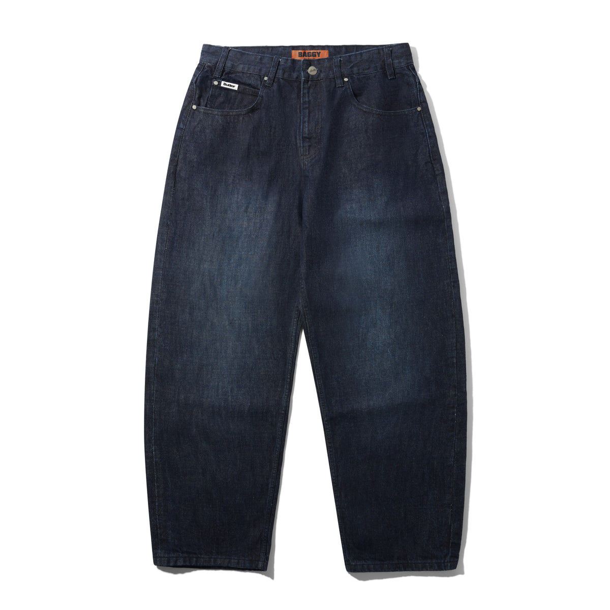 Baggy Denim Jeans, Distressed Selvedge