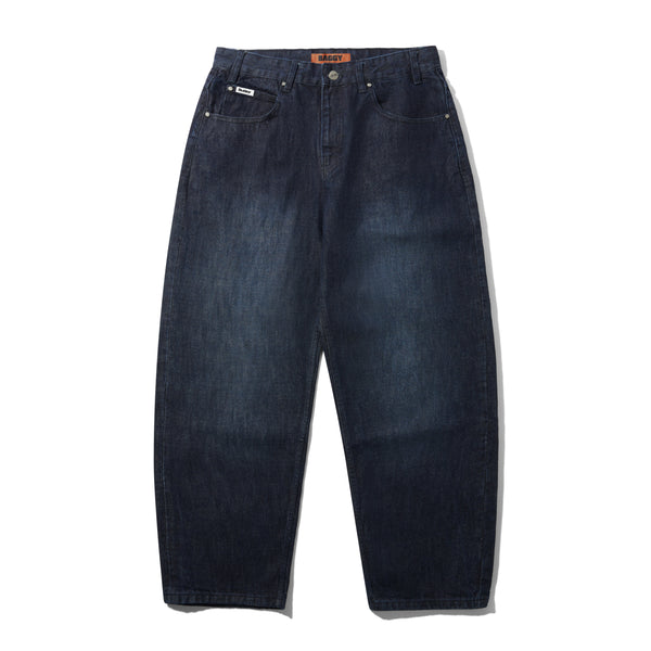 Butter Goods Baggy Denim Jeans, Distressed Selvedge
