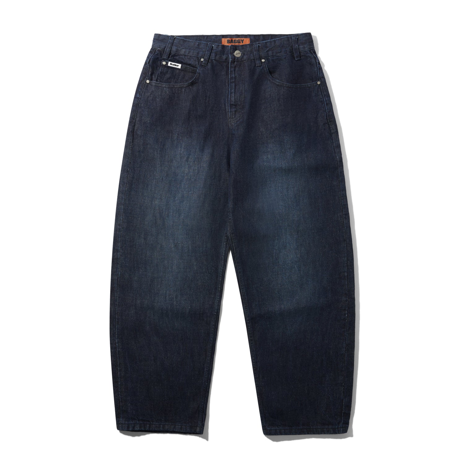 Baggy Denim Jeans, Distressed Selvedge