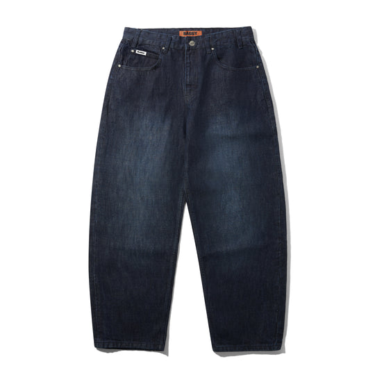 Baggy Denim Jeans, Distressed Selvedge