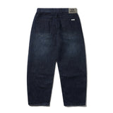 Baggy Denim Jeans, Distressed Selvedge