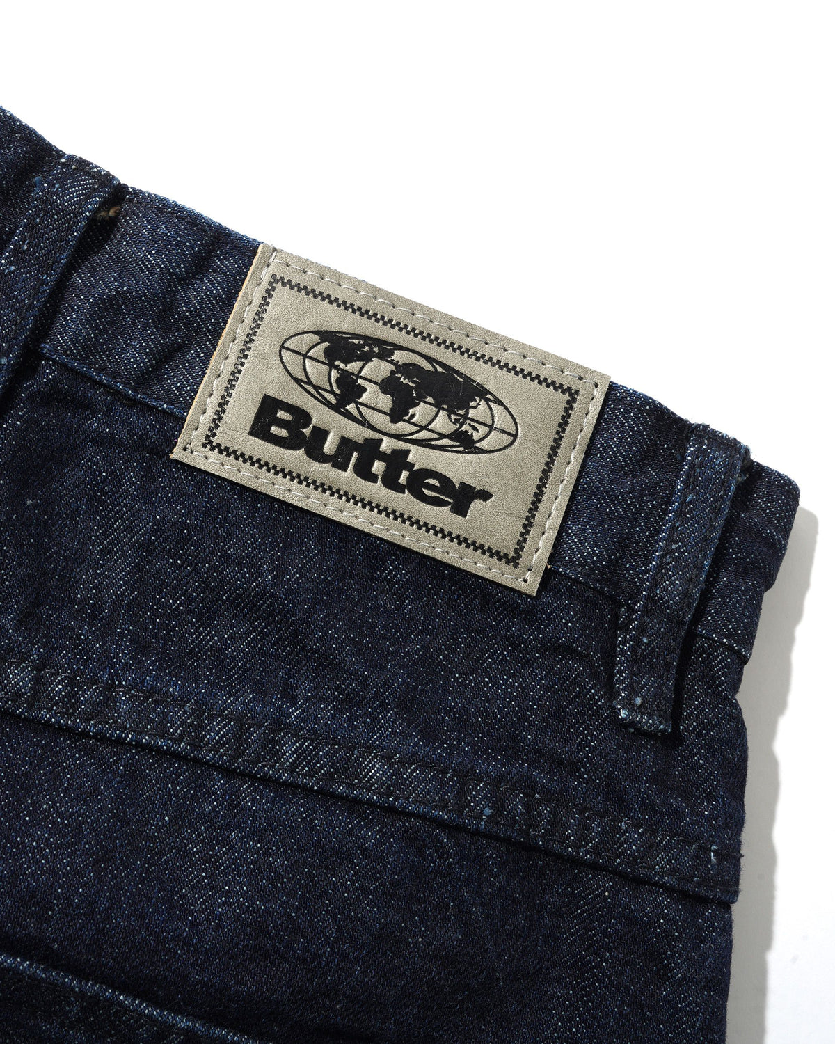 Baggy Denim Jeans, Distressed Selvedge