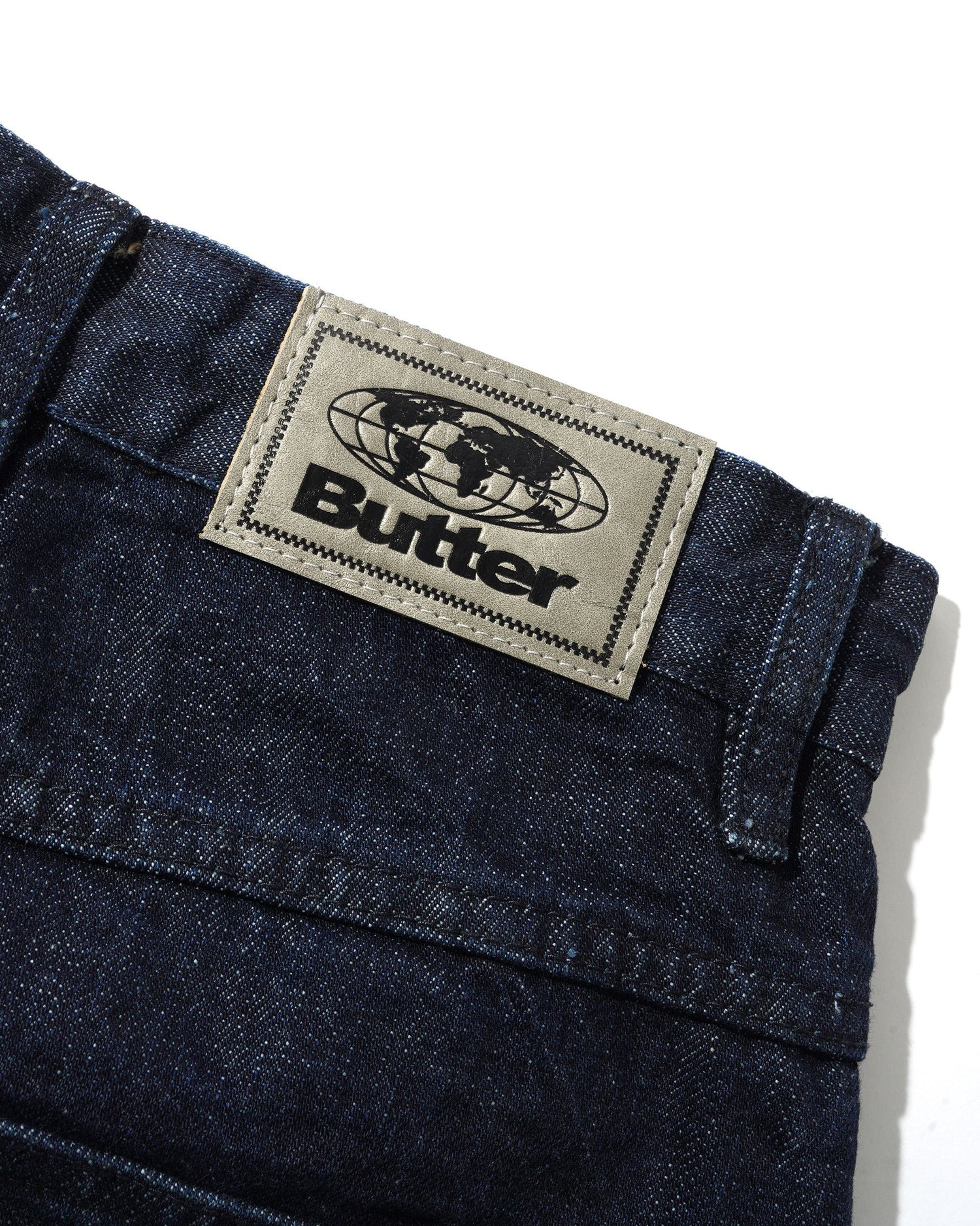 Baggy Denim Jeans, Distressed Selvedge