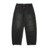 Baggy Denim Jeans, Faded Black