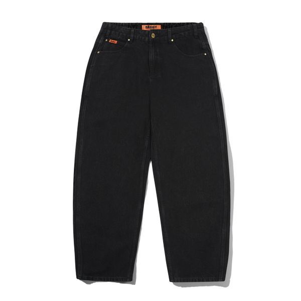 Butter Goods Baggy Denim Jeans, Flat Black