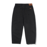 Baggy Denim Jeans, Flat Black
