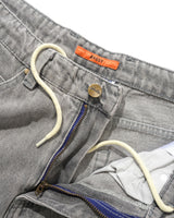 Baggy Denim Jeans, Grey Wash