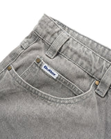 Baggy Denim Jeans, Grey Wash