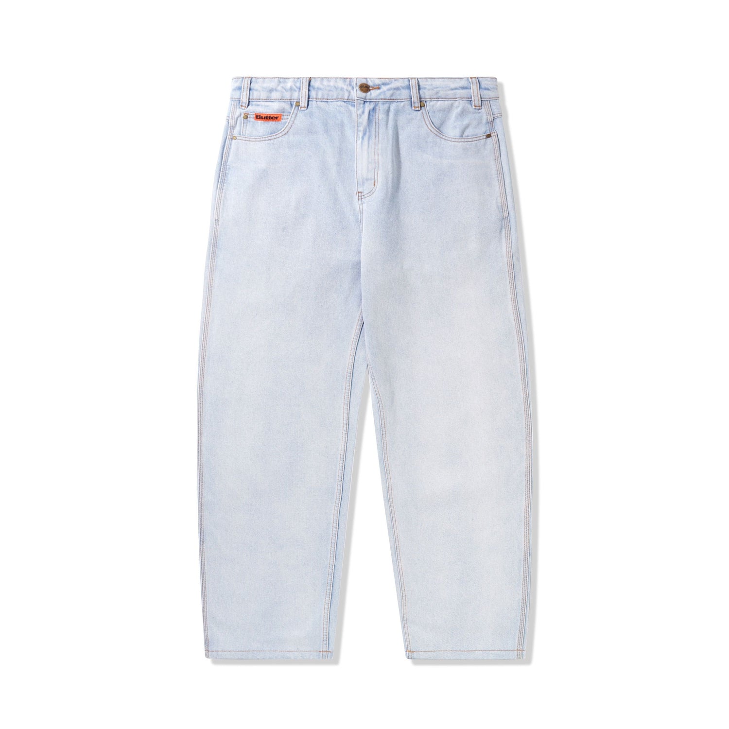 Baggy Denim Jeans, Light Blue