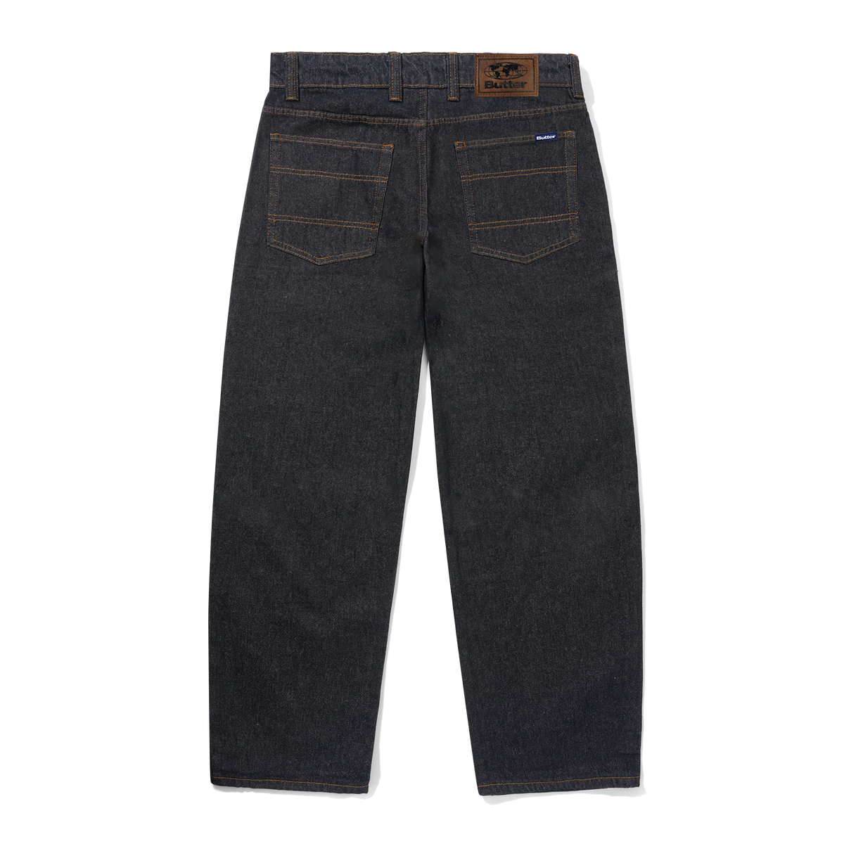 Baggy Denim Jeans, Raw Indigo