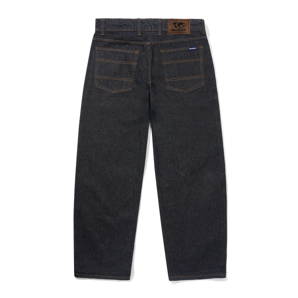 Butter Goods Baggy Denim Jeans, Raw Indigo