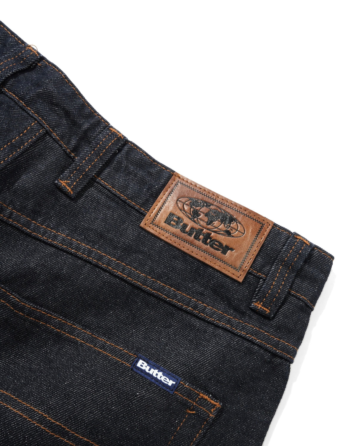Baggy Denim Jeans, Raw Indigo