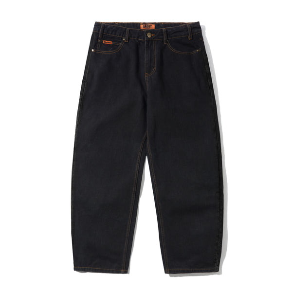 Butter Goods Baggy Denim Jeans, Washed Black