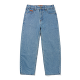 Baggy Denim Jeans, Washed Indigo