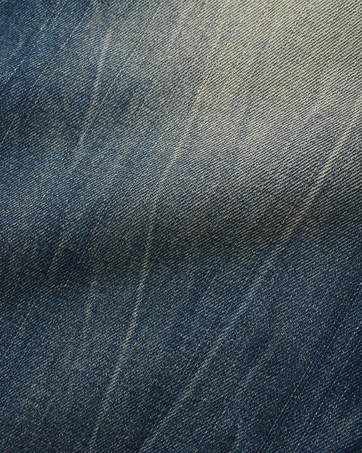 Baggy Denim Shorts, Distressed Selvedge